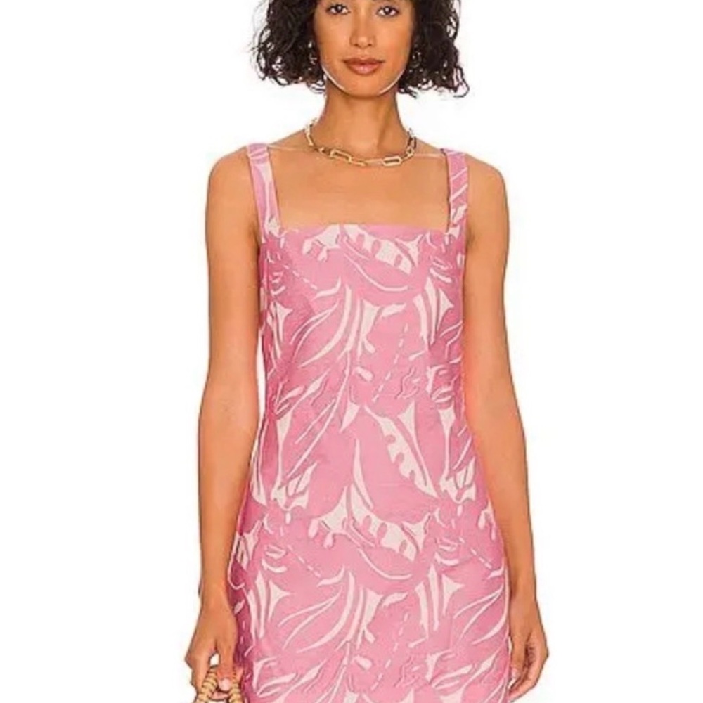 Alexis Pink Floral Mini Dress